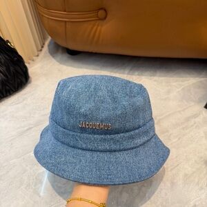 Jacquemus Denim Blue Bucket Hat
